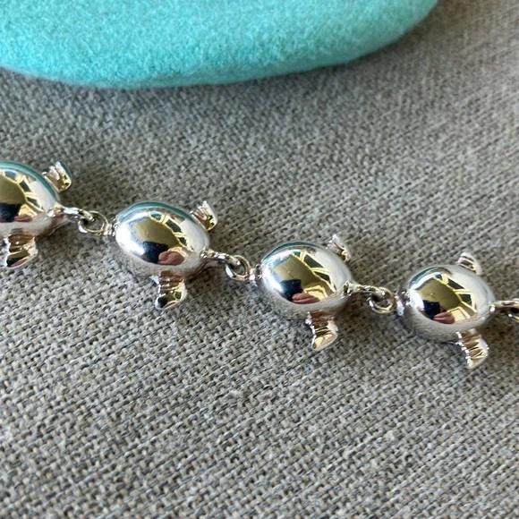 Tiffany & Co. Silver Beaded Bracelet 7-inches
